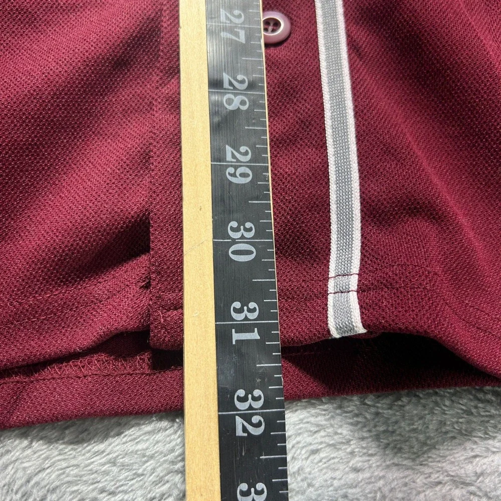 Y2K Texas A&M Aggies Baseball‎ Jersey Maroon Mens XL Button Up Embroidered VTG